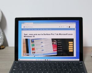 Test : mon avis sur la Surface Pro 7 de Microsoft sous Windows 10
