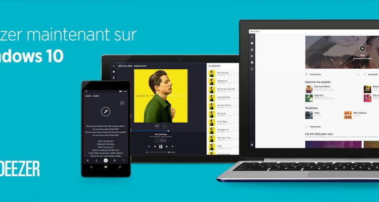 Deezer : la nouvelle application est disponible sur Windows 10