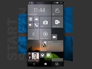 Un magnifique concept de Windows 10 Mobile avec Fluent Design