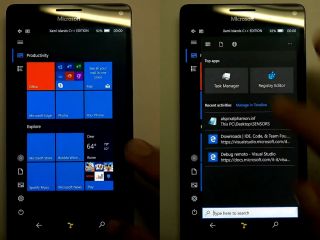 WoA Project : interface mobile sur Windows 10 et support de nouveaux capteurs