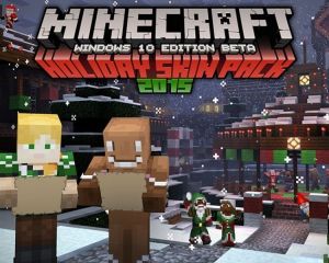 Minecraft Windows 10 Edition Beta s'offre un pack de skins de Noël
