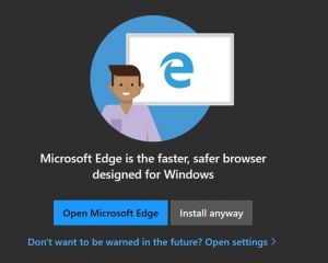 [MAJ] Vous n'utilisez pas Edge ? Microsoft n'a plus de message pour vous !