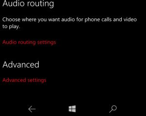 Windows 10 Mobile : une fonction qui gère automatiquement la sortie audio ?