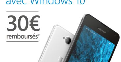 [MAJ] [Bon plan] Jusqu'à 30€ de remboursés pour l'achat d'un Lumia 650 et 550