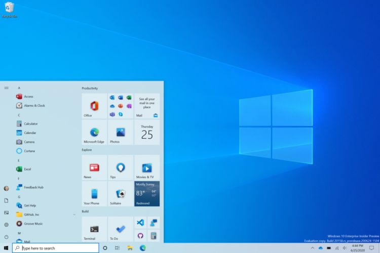 Windows 10 : le nouveau Menu Démarrer débarque pour les Insiders