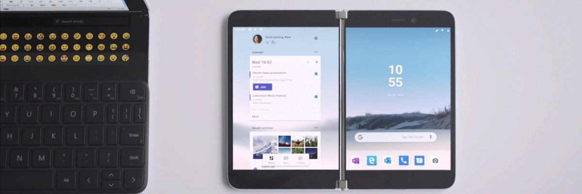 ​Microsoft présente le Surface Duo : un smartphone Android à deux écrans