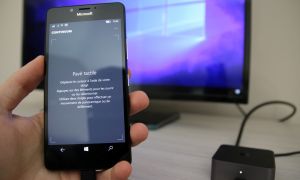 Test vidéo du mode Continuum avec le Display Dock / Miracast et le Lumia 950