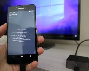 Test vidéo du mode Continuum avec le Display Dock / Miracast et le Lumia 950