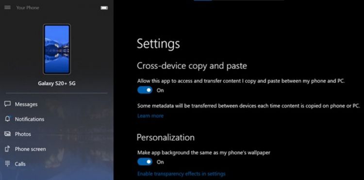 Copier une photo sur Windows 10 et la coller sur Android, c'est possible