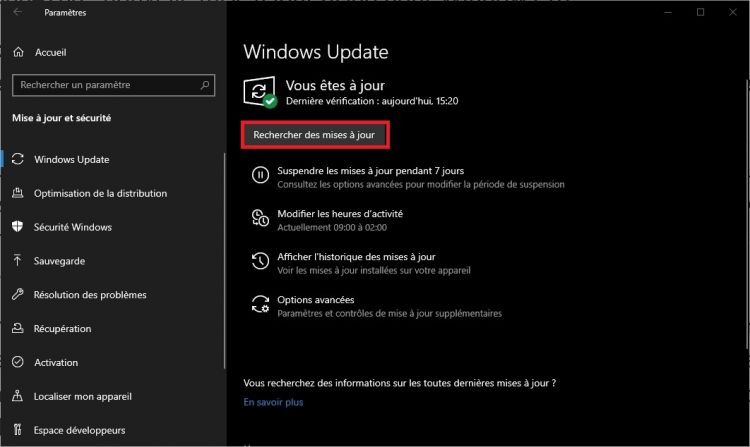 KB5023773 : une nouvelle mise à jour débarque pour Windows 10