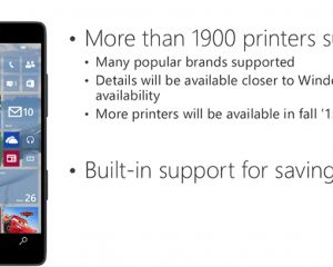 Microsoft liste les imprimantes compatibles avec Windows 10 Mobile