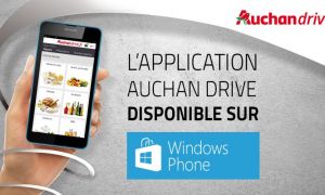 L’application Auchan Drive est disponible sur Windows Phone