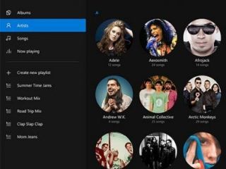 Windows 10 : la nouvelle version de Musique preview décide de singer Spotify