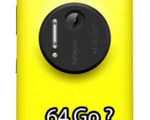 Le WP8 Nokia Lumia 1020 décliné en 64 Go ?