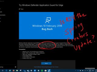"Spring Creators Update", le nom de la prochaine mise à jour de Windows 10 ?