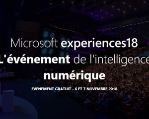 Microsoft experiences18 se tiendra le 6 et 7 novembre à Paris