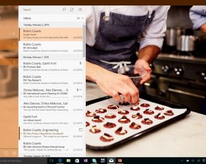 Courrier et calendrier + Photos pour Windows 10 profitent de quelques nouveautés