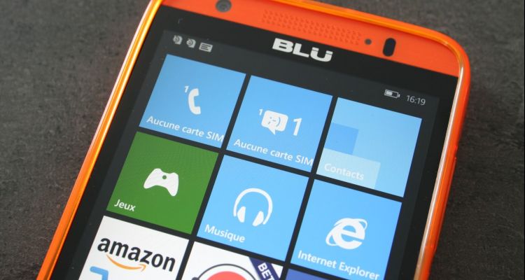 Le constructeur Blu semble abandonner progressivement ses "Windows Phone"