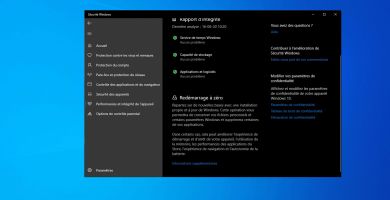 Comment accéder à l'option "Redémarrage à zéro" sur Windows 10 ?