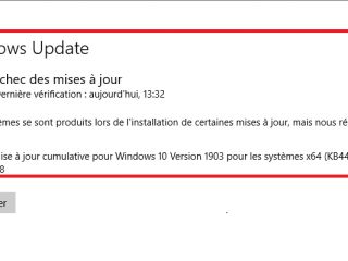 Windows 10 : résoudre les erreurs 0x80073701 et 0x800f0988 sur Windows Update