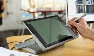 "Transformer" sa Surface Pro en Surface Studio avec l'accessoire de Kensington