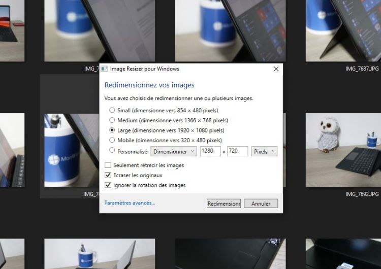 Redimensionner ses photos en trois clics avec Image Resizer pour Windows