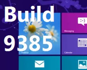 Les Build se suivent mais ne ressemblent pas : Build 9385