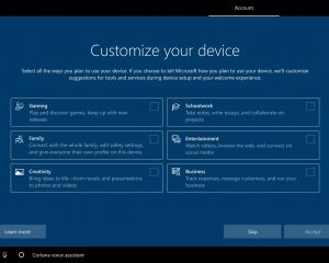 Microsoft veut personnaliser Windows 10 selon l'utilisation prévue de votre PC