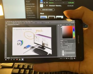 Insolite : Adobe Photoshop fonctionne aussi sur le Lumia 950 XL
