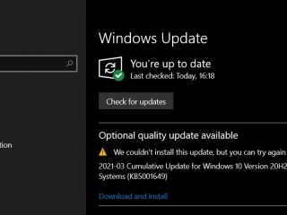 ​Windows 10 : résoudre l'erreur 0x80070541 lors de l’installation de KB5001649