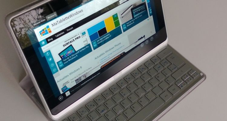 Test de l'Acer W700 sous Windows 8