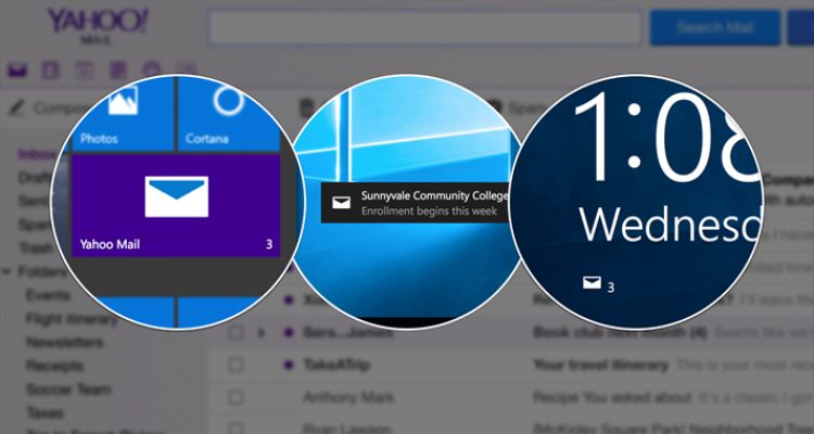 Yahoo Mail propose son application pour Windows 10 desktop