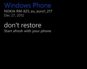 Déconvenue avec le système de back-up d’un Windows Phone 8