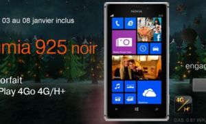 Offre Orange : Nokia Lumia 925 à 1€ avec forfait Origami Play 4Go 4G