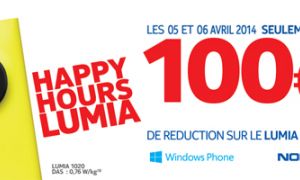 Réduction jusqu'à 150€ pour les Lumia 1020 et 1520 chez Darty