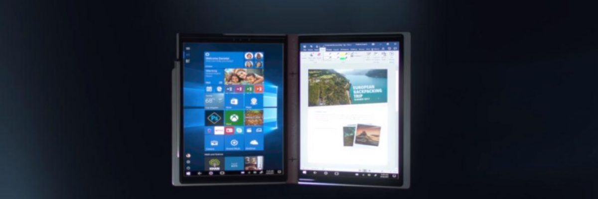 Qualcomm montre un appareil pliable à deux écrans sous Windows 10 ARM