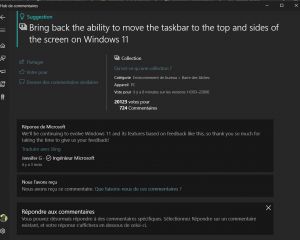 Déplacer la barre des tâches sur Windows 11 : une fonctionnalité très demandée !