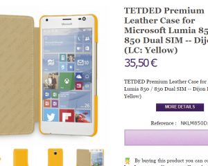 Lumia 850 : le téléphone se montre via des coques proposées par un tiers