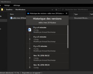Windows 10 : comment restaurer l’ancienne version d’un fichier OneDrive ?