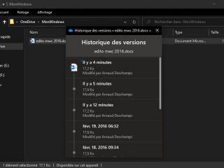 Windows 10 : comment restaurer l’ancienne version d’un fichier OneDrive ?