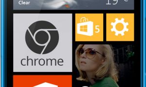 Un concept de Chrome sur Windows Phone 8