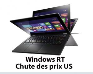 Des baisses de prix également sur des tablettes Windows RT