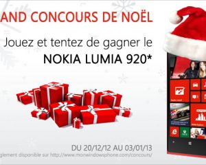 Rappel - Concours : un Nokia Lumia 920, ça vous tente ?