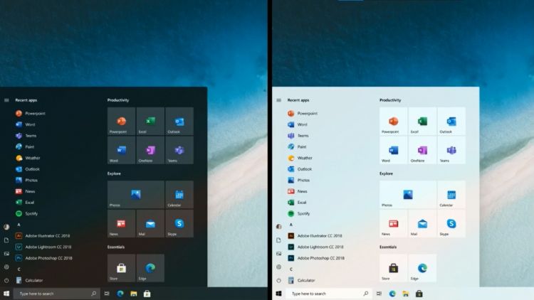 Officiel : Microsoft montre le « nouveau » Menu Démarrer de Windows 10