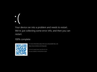 Windows 11 : l’écran bleu devient l'écran noir de la mort