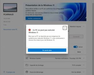 Installer Windows 11 sur un PC non supporté sera impossible, selon Microsoft