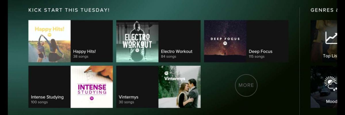 Spotify est disponible sur Xbox One