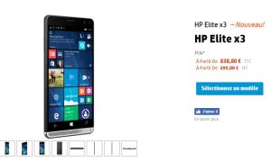 [MAJ] ​Le HP Elite X3 affiché sur le site de HP à partir de 699€ HTVA
