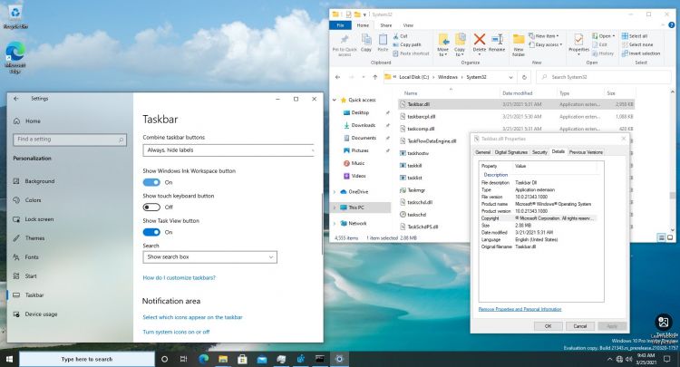 Windows 10 : la barre des tâches bientôt séparée de l'Explorateur de fichiers ?