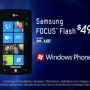 Une publicité pour le Samsung Focus Flash